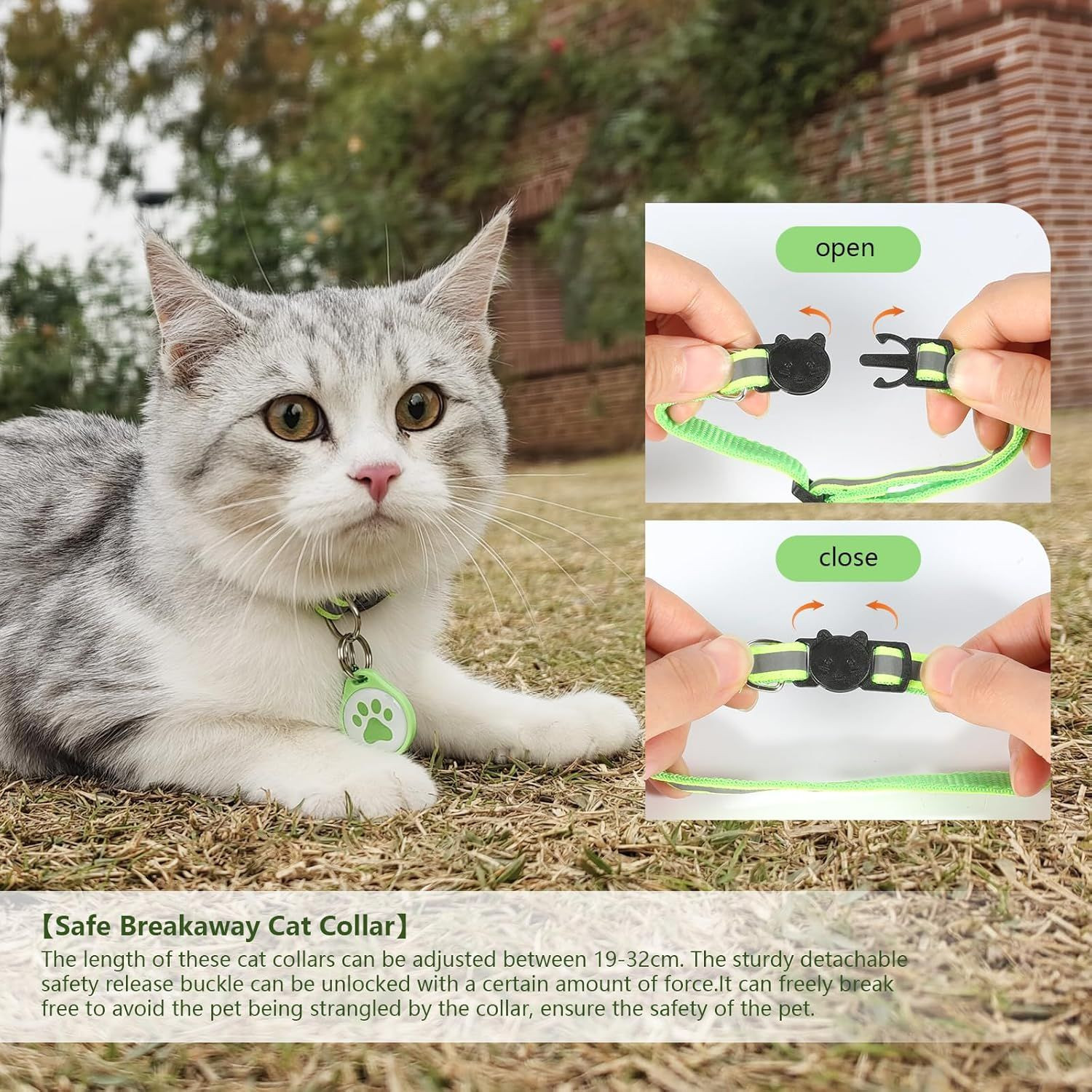 OEM/ODM Reflective Cat Collars with Custom Logo