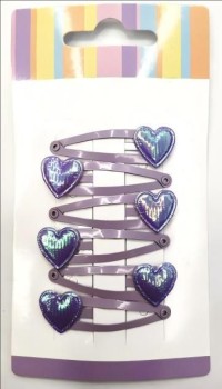 Girls Hair Accessories-HX23070063-Heart shape clip