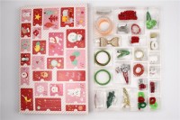 Girls Hair Accessories Gift set for Christmas-Calendar 1