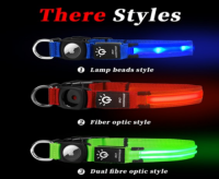 Rechargeable LED Nylon Dog Collar